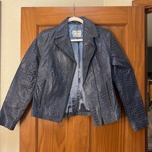 Live A Little leather jacket